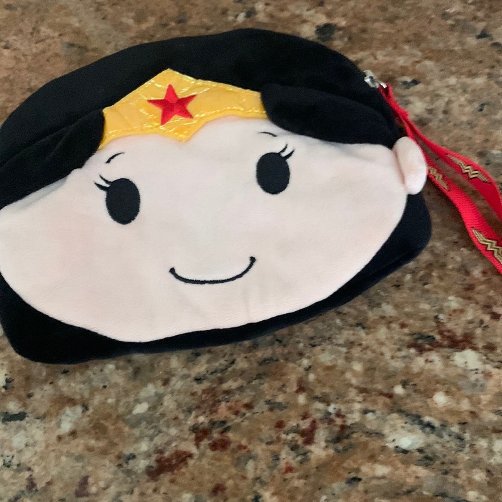 Wonder Woman zipper pouch with strap